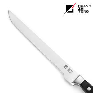 Rebanadora de carne <span class=keywords><strong>profesional</strong></span> de acero inoxidable de 10 pulgadas, <span class=keywords><strong>cuchillo</strong></span> de cocina para rebanar jamón y otras carnes - Product Image 4