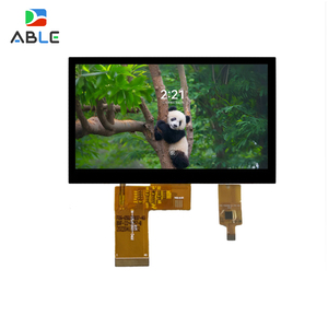 Expédition rapide Modules d'écran tactile TN TFT médicaux et industriels de 5,0 pouces avec résolution 800x480, panneaux d'affichage LCD TFT capacitifs - Product Image 2