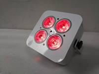 Projecteur LED Yifa 4x18W RgbwaUv 6-en-1 avec télécommande sans fil et batterie intégrée
