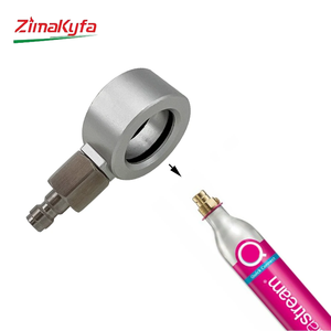 Adaptateur de station de remplissage Duo Terra Art Carbonator pour bouteille de CO2 rose, recharge de CO2 pour soda, compatible avec le remplacement de bouteille de CO2 rose OEM - Product Image 6