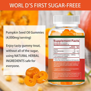OEM/ODM/OBM Gommes aux graines <span class=keywords><strong>de</strong></span> citrouille sans sucre pour <span class=keywords><strong>la</strong></span> croissance des cheveux Peau jeune Santé <span class=keywords><strong>de</strong></span> <span class=keywords><strong>la</strong></span> prostate Gommes au soutien immunitaire Gommes aux graines <span class=keywords><strong>de</strong></span> citrouille - Product Image 2