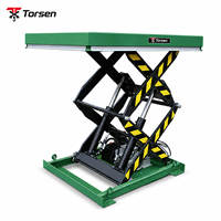 Table élévatrice à ciseaux hydraulique pour la manutention des matériaux sur ligne de production, plateforme de travail industrielle avec conception personnalisée