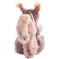 Porte-clés peluche Animal en forme d'écureuil, petite, personnalisée, en peluche, tendance, pendentif pour sac à main, mignon