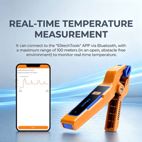Pince thermométrique intelligente sans fil Elitech IPT-01, thermomètre de surface pour tuyaux, pour la réparation de systèmes CVC/R et de climatisation