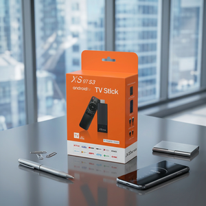 2024 XS97 S3 4K HDR Android 10 TV Stick Quad Core 2GB + 8GB dual WiFi ราคาถูกพร้อมรับประกัน1ปี - Product Image 1