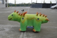 Trottinette électrique animatronique dinosaure à monnayeur pour enfants, modèle de dinosaure pour centre commercial