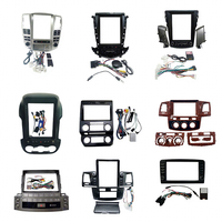 Cadre d'autoradio direct usine, cadre Android pour voiture, façade DVD de voiture, cadre de navigation Android avec câbles Canbus