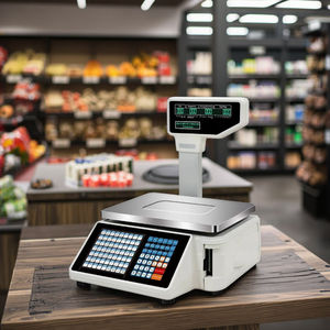 좋은 가격 고품질 신제품 계산대 저울 바코드 라벨 프린팅 저울 슈퍼마켓용 - Product Image 2