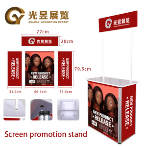 โต๊ะพับพลาสติกสำหรับแจกตัวอย่างสินค้า  ABS PP บูธพกพา สำหรับการส่งเสริมการขายสินค้าอย่างมีประสิทธิภาพ - Product Image 4