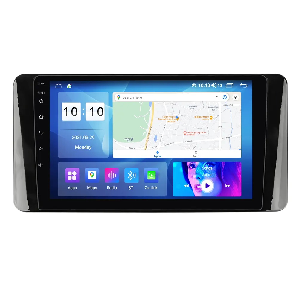 Mekede MS Android 8core 8 + 256GB ca-play auto pour Volkswagen Polo 6 2020-2022 360 caméra panoramique BT stéréo