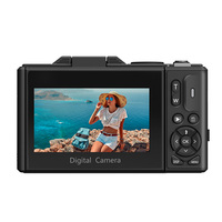 Dijital fotoğraf makinesi 3.0 "Flip ekran WIFI 18X dijital Zoom 4K Vintage Vlog Video kaydedici YouTube Webcam kameralar