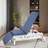 Table de physiothérapie électrique, lit d'examen médical, table de beauté, réglable, pliable, design moderne, salon, spa, massage