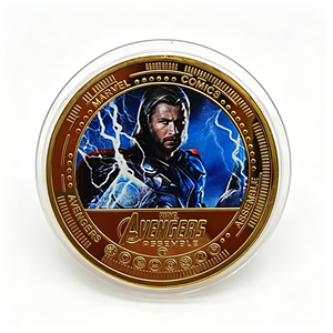 Moneda del Equipo de Héroes de Blockbuster 2026: Cinco Diseños de Campeones de Películas, Chapada en Oro sobre Hierro con Estuche - Product Image 3