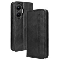 Fundas de teléfono móvil de lujo para Xiaomi Poco F7 5G/Redmi Turbo 4 Pro 5G textura Flip PU funda de teléfono móvil de cuero