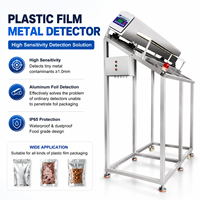 Détecteur de métaux haute sensibilité, détecteur de film plastique, système de détection de feuilles d'aluminium sur convoyeur, IP65
