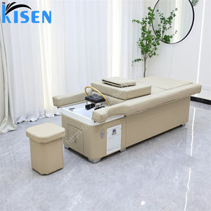Kisen confortable <span class=keywords><strong>canapé</strong></span> salon de coiffure allonger lavage chaise électrique Massage japonais tête Spa shampooing bol lit avec tête thérapie - Product Image 3