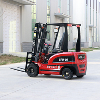Chariot élévateur Elektrikli 2t 3t 4t Certification Iso Ce chariot élévateur à batterie au lithium de haute qualité avec positionneur de fourche