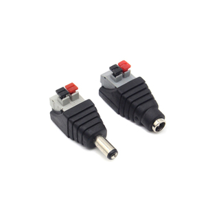 Conector de Alimentación CC Macho Negro de 5.5*2.1mm, Contacto de Cobre con 2 Pines, Carcasa de ABS para LED, Aleación Negra, Producto Nuevo en Oferta - Product Image 4