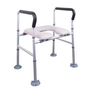 Silla de Inodoro Yubu de Aleación de Aluminio con Capacidad de 150 kg, Equipo de Seguridad para Baño - Product Image 1