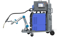 Estación de Trabajo de Soldadura Móvil GBSWC13 con Robot Colaborativo, Sistema de Soldadura MIG Todo en Uno, Celda de Soldadura Robótica Portátil