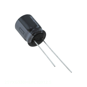 Distribuidor Autorizado, Condensador de Aluminio con Orificio Pasante 330UF 20% 25V RADIAL TH 330 uF 25YXG330MEFC10X12.5 - Product Image 1
