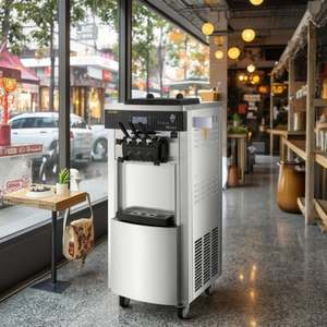 SIHAO-8228H Machine à crème glacée aux fruits congelés entièrement automatique à usage professionnel nouveauté tableau contrôleur lait eau crème glacée molle - Product Image 5