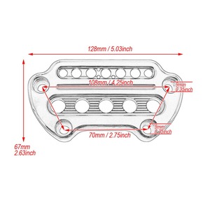 Piezas Metálicas de Precisión OEM ODM, Piezas de Modificación de Motocicleta CNC de Aleación de Aluminio de 2 Colores para Harley - Product Image 3