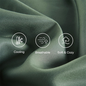 Bán buôn Oeko-Tex Hữu Cơ bộ đồ giường tre Set và vua kích thước giường tre Sheets - Product Image 4