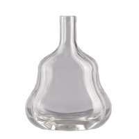 Élégante bouteille de vin en verre transparente 500ml 700ml 1000ml pour boisson pour Champagne Whisky Bouchon de liège pour emballage de diffuseur