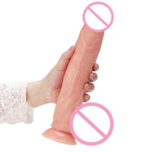Venta al por mayor <span class=keywords><strong>12</strong></span> pulgadas negro pene artificial juguetes sexuales suave grande realista consolador realista enorme consolador masculino para mujeres adultas productos sexuales - Product Image 5