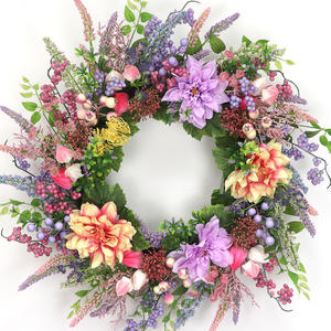 Guirlande <span class=keywords><strong>de</strong></span> fleurs artificielles <span class=keywords><strong>de</strong></span> haute qualité sur mesure en gros <span class=keywords><strong>Couronne</strong></span> <span class=keywords><strong>de</strong></span> Noël Décorations <span class=keywords><strong>de</strong></span> Noël pour mariage <span class=keywords><strong>Porte</strong></span> d'entrée <span class=keywords><strong>de</strong></span> la maison - Product Image 4