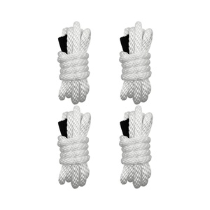 ISURE MARINE 4Pcs Bateau Pare-chocs Ligne Double Tressé Nylon <span class=keywords><strong>Fender</strong></span> Corde 6.5 'X 3/8 "Bateau <span class=keywords><strong>Fender</strong></span> Lines Gonflable Bateau Bouées - Product Image 4