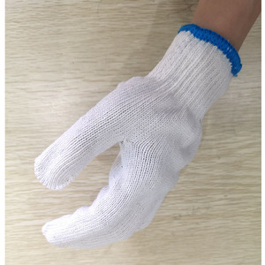 ถุงมือผ้าฝ้ายสำหรับงานอุตสาหกรรม 500 กรัม เกรด A 10 เข็ม สำหรับโรงงานผลิตเครื่องจักรกล ทนทานต่อการสึกหรอ กันลื่น - Product Image 5