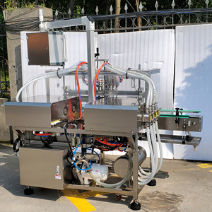 Macchina di riempimento specializzata automatica TOADF-800 riempitrice digitale con 8 ugelli pompa a ingranaggi per olio bevanda e impianto alimentare - Product Image 2