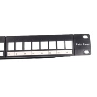 Panel de Conexiones CNKL de 24 Puertos, 1U, UTP, 19 Pulgadas, sin Módulo, para Sistemas de Cableado de Red