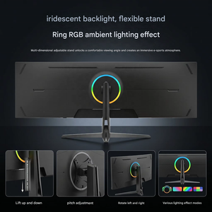 Monitor da Gaming Curvo OEM ODM 49 Pollici 3840*1080 4K 165Hz Super Wide LED <span class=keywords><strong>32</strong></span>:9 Senza Cornice con Altoparlanti per Casa, Ufficio e Business - Product Image 3