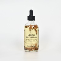 Huile Essentielle Végétale Naturelle de Lavande aux Pétales de Fleurs, Huiles de Massage Naturelles pour Ongles, Cheveux, Corps, Visage, Huile Hydratante pour Soins de la Peau 60ml