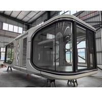 Casa Modulaire Maison Z7 Modèle 38m2 Préfabriqué Mini Capsule Maison Bateau Commerce Application pour Chambre