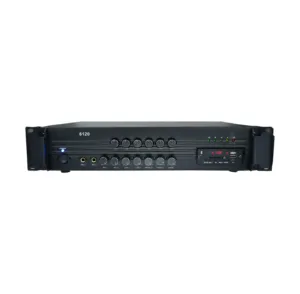 Professional power sound system class ab 120W amplifier with MP3 input