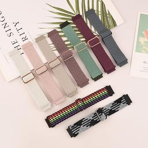 สายนาฬิกาแบบถักปรับได้ ไนลอนยืดหยุ่น ปลดเร็ว ขนาด 18 มม. 19 มม. 20 มม. 22 มม. 24 มม. - Product Image 6