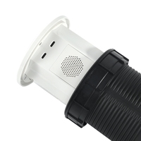 Soket Telepon Universal Desktop Aluminium Pop Up, Pengisian Daya Port USB Nirkabel 15W Harga Bagus