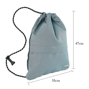 Custom Outdoor Travel <b>Backpack</b> Men Junior High School College Student Waterproof Oxford <b>Drawstring</b> Portable Solar Panel - Product Image 3