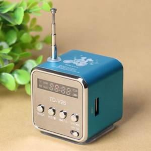 TD-V26 Xách Tay Mini BT Hộp Loa Kỹ Thuật Số FM <span class=keywords><strong>Internet</strong></span> Tdv26 FM Đài Phát Thanh Loa USB SD Máy Nghe Nhạc Thẻ Cho Điện Thoại PC Âm Nhạc Máy Nghe Nhạc - Product Image 6
