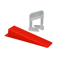En gros plastique réutilisable Ventes directes d'usine Tlie nivellement Precise Wedge 1.5 Pince de nivellement de carrelage Système de nivellement