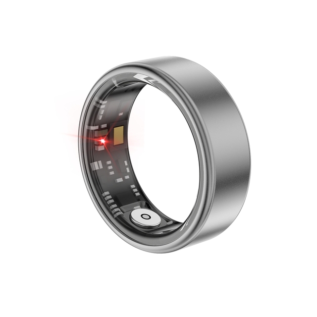 Fashion Smart IP68 Waterproof Heart Rate Blood Oxygen Fitness Tracker App Control Remote Photography Rings for Men Women