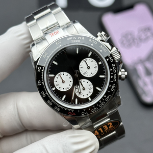 Reloj mecánico automático de zafiro con movimiento transparente y cronógrafo de buceo para hombre de estilo clásico - Product Image 2