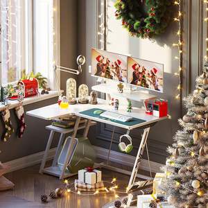 Neuankömmling Wettbewerbs fähiger Preis Ecke Computer Büro Empfangs tisch Design Heben Drehbarer Student Verstellbarer Spieltisch - Product Image 4