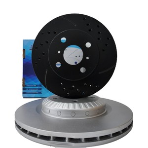 จานเบรกแบบเวฟ OEM สำหรับเปลี่ยนทดแทน ยี่ห้อ Frontech ผลิตจากโลหะเซรามิกเหล็กเจาะรูและเจาะร่อง ขายส่งสำหรับรถยนต์ BYD - Product Image 1