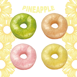 Soft TPR Pineapple Slice Shape Custom Color Squeezable Slow Rise Novelty <b>Desk</b> Squishy <b>Toy</b> - Product Image 2