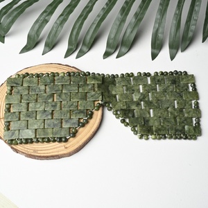 1 pièce de jade vert Phoenix Xiuyu pour massage des yeux, en jade lisse, pour les parents et la femme - Product Image 2